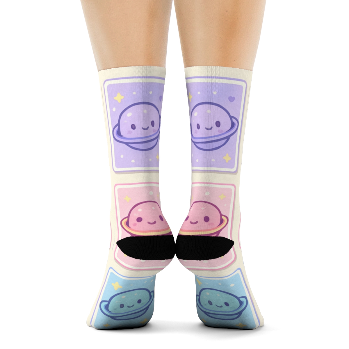 Cotton Candy Planet Postcards sports performance socks