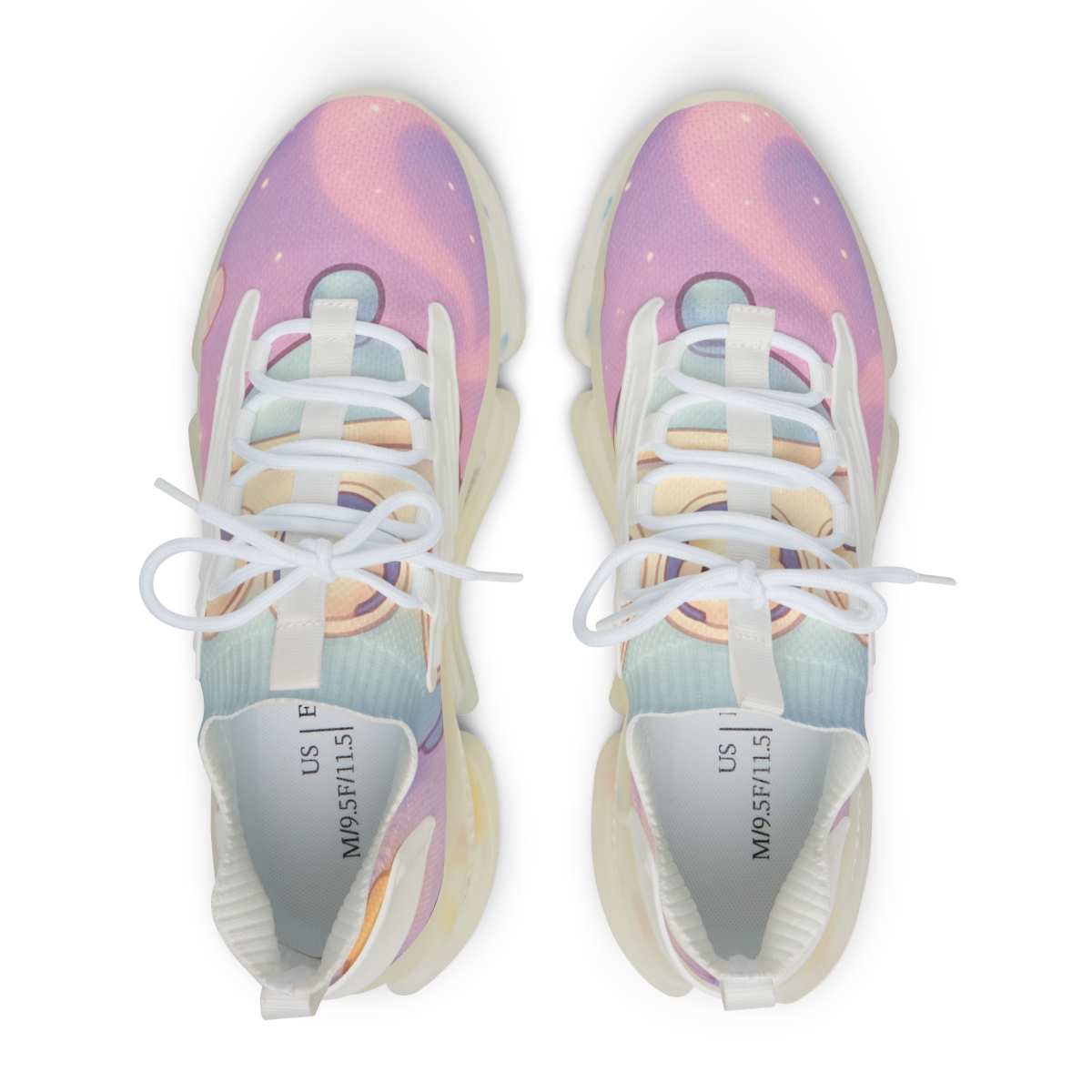 Cozy Teapot Nebula Sleepover unique printed sneakers