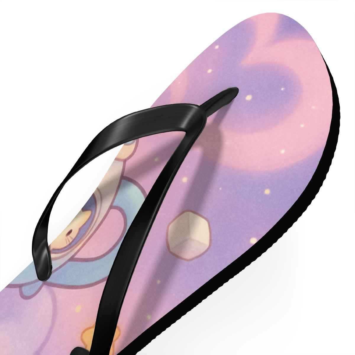 Cozy Teapot Nebula Sleepover stylish summer flip flops