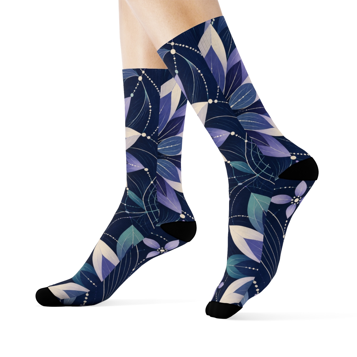 Crocus Prism Dot Meridian custom socks [AI-f1c2f9bf-aba8fedea001]
