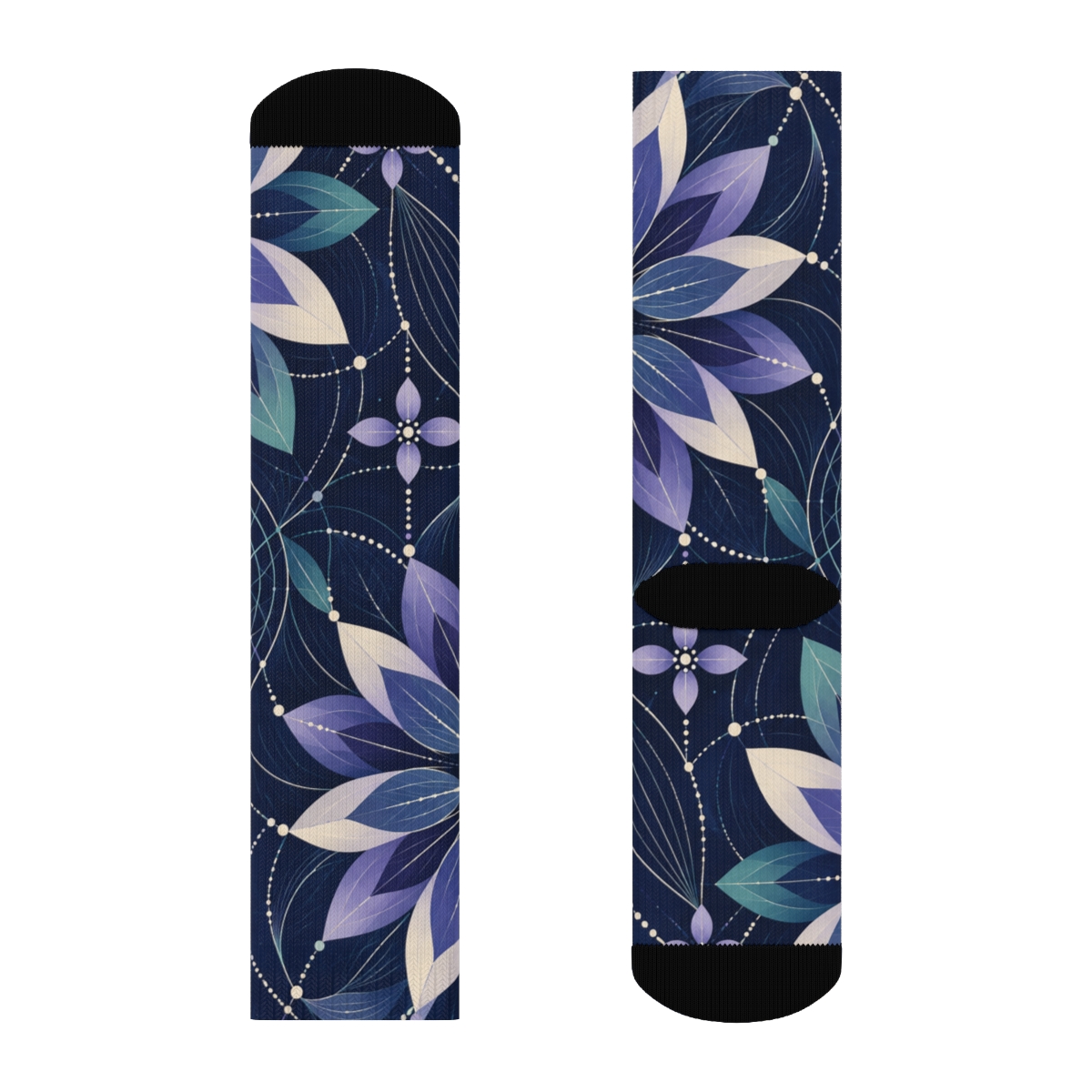 Crocus Prism Dot Meridian custom socks [AI-f1c2f9bf-b660b9904749]