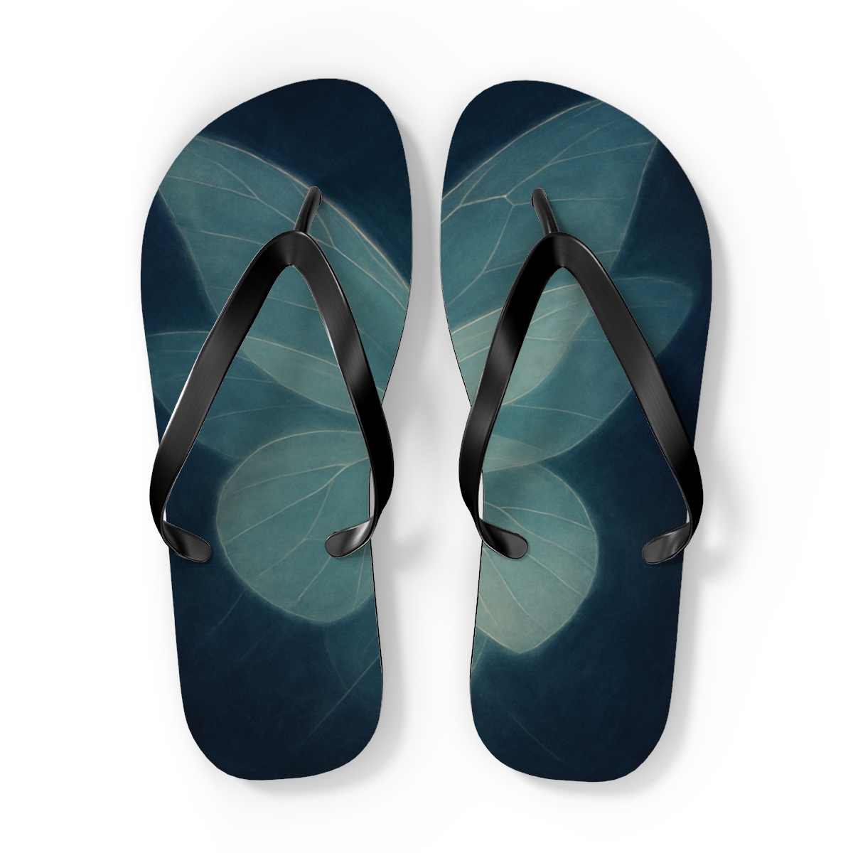 Crystal Veil Of The Glasswing Moth comfortable casual flip flops