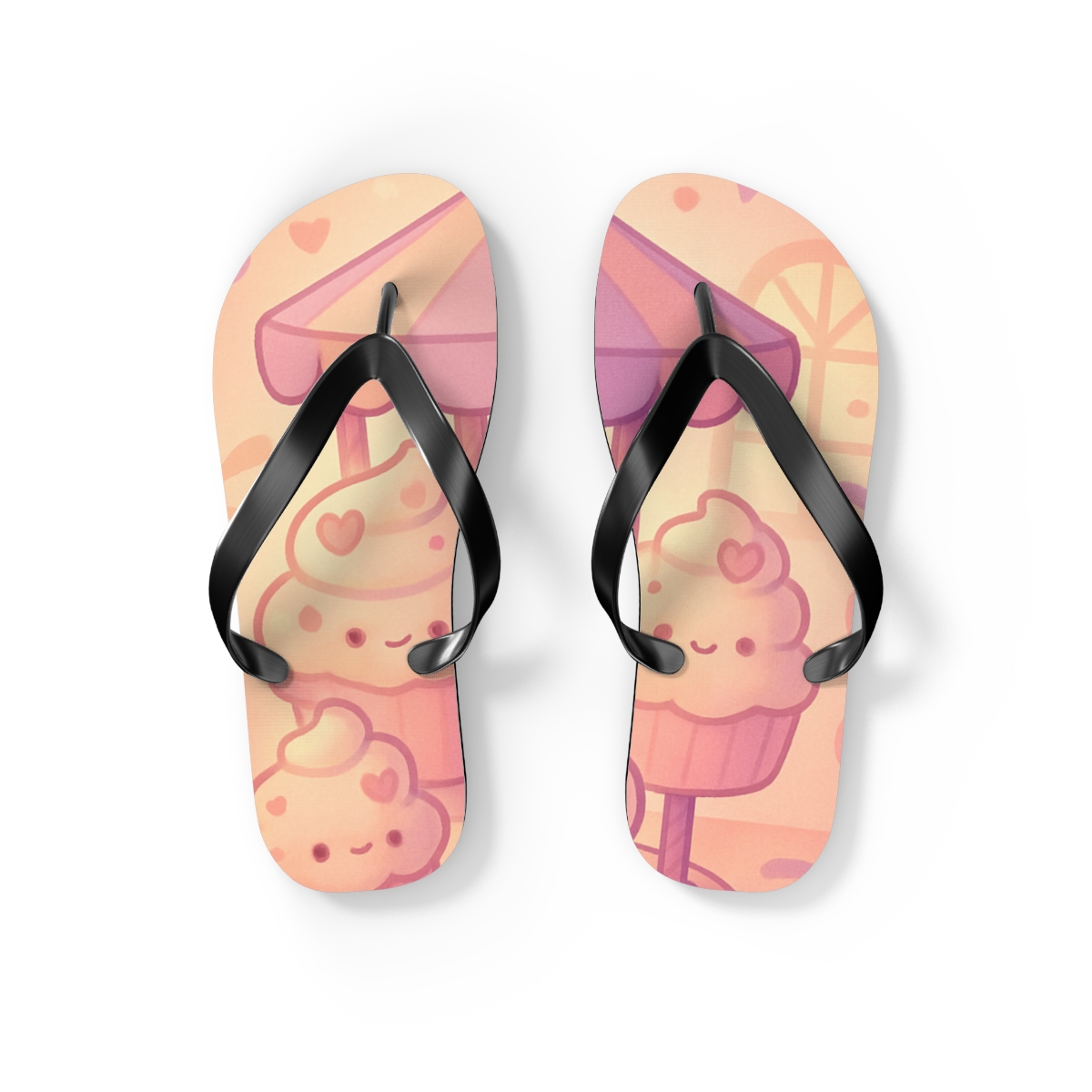 Pastel Whimsy Carousel Flip Flops