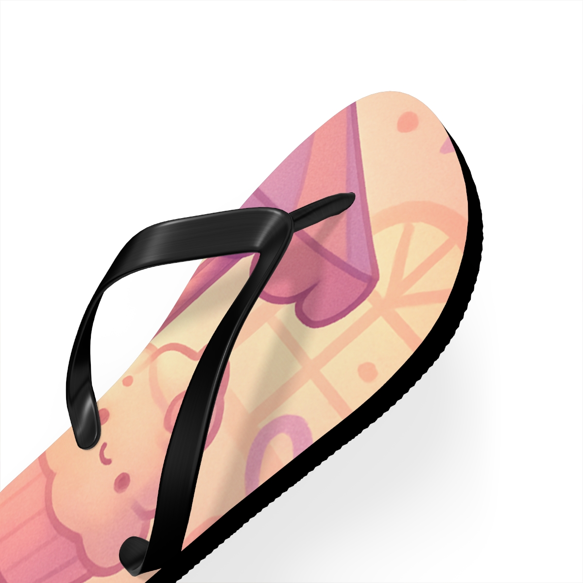 Pastel Whimsy Carousel Flip Flops