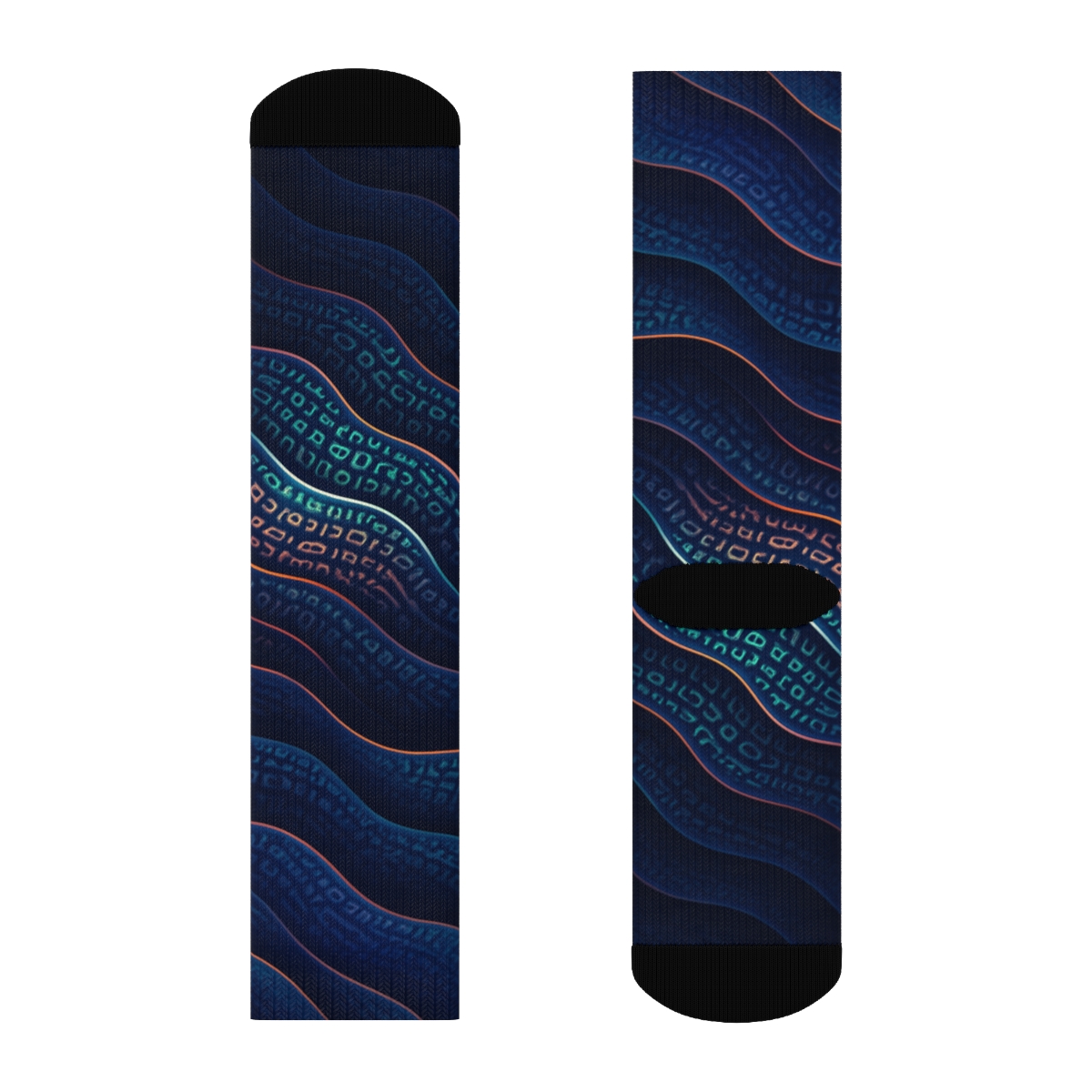 Cuttlefish Chromatic Cipher designer logo socks