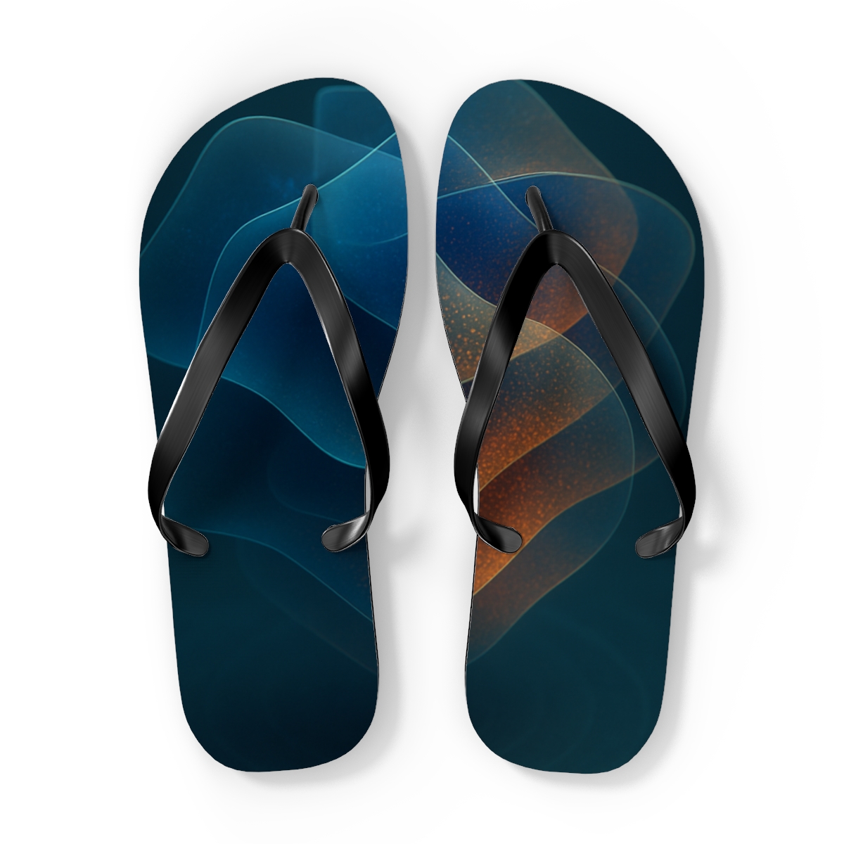 Cuttlefish Chromatic Cipher unique graphic flip flops