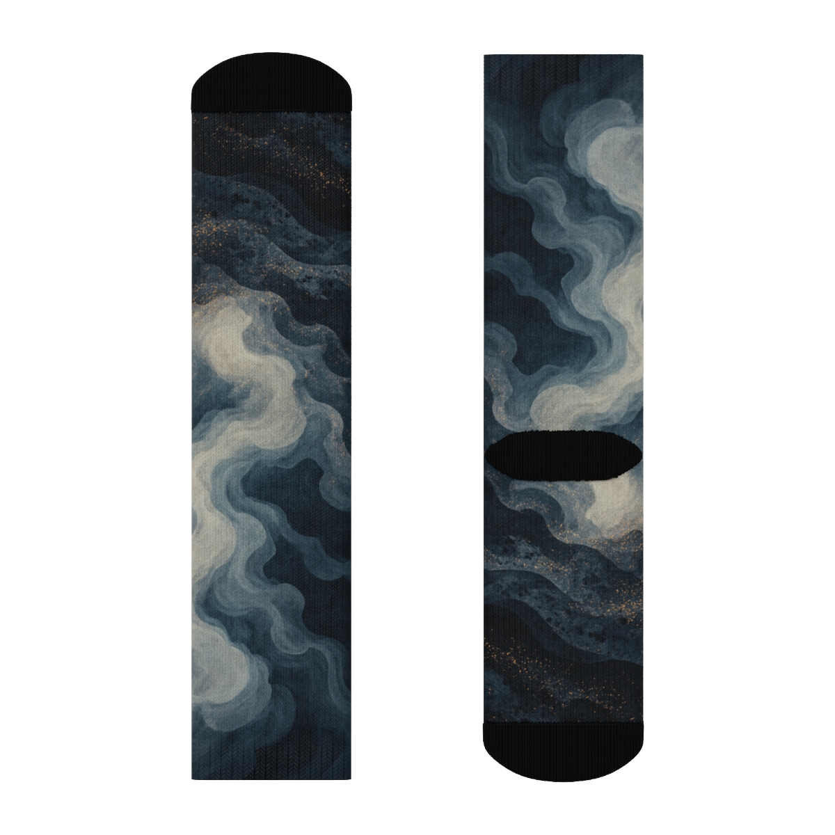 Cuttlefish Ink Mirage stylish patterned socks