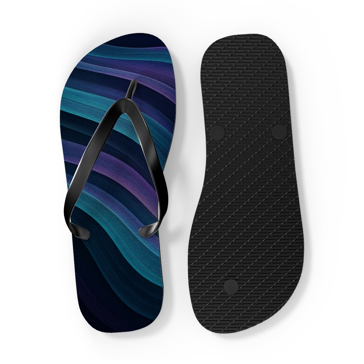 Cuttlefish Ink Mirage Spectrum soft sole flip flops