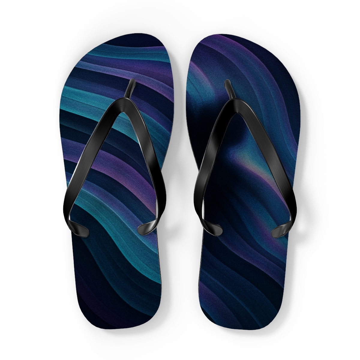 Cuttlefish Ink Mirage Spectrum soft sole flip flops