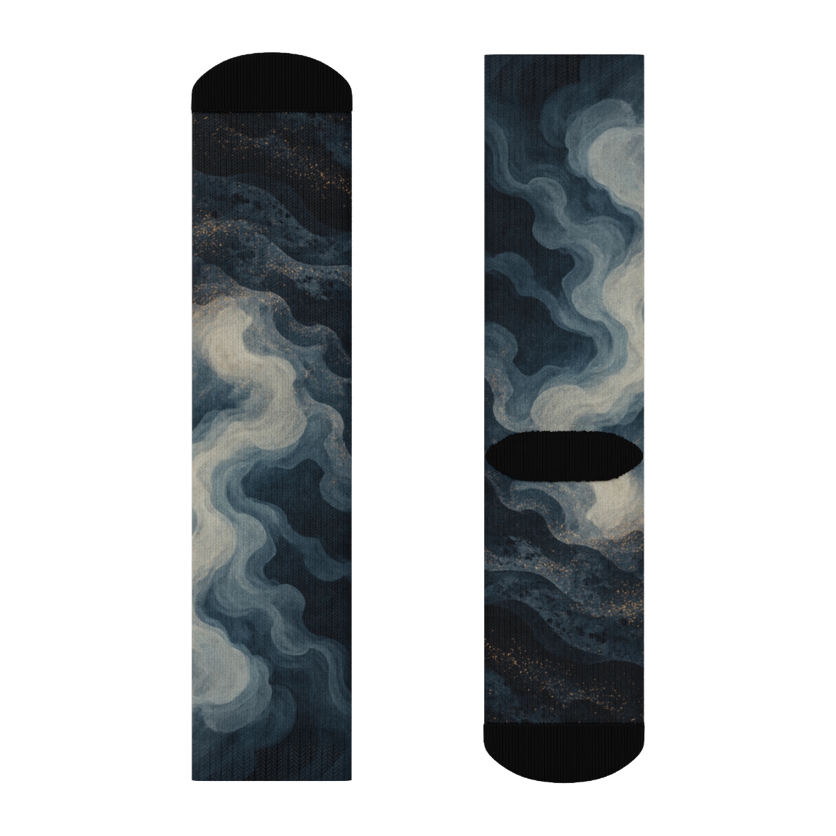 Cuttlefish Ink Mirage stylish patterned socks