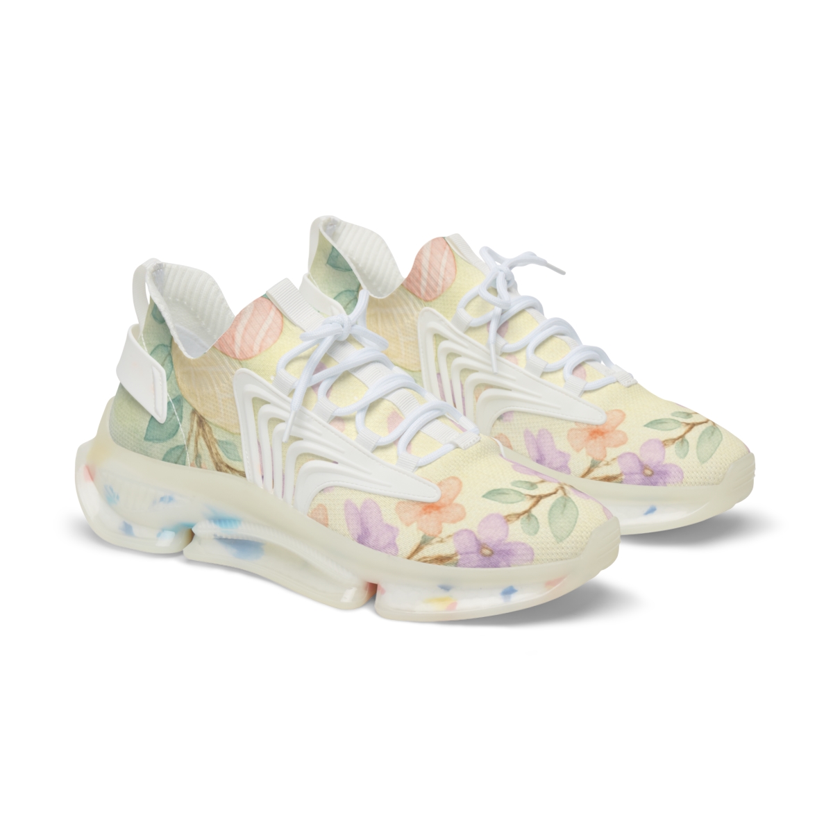 Spring Eggshell Blossom Auroras premium sport sneakers