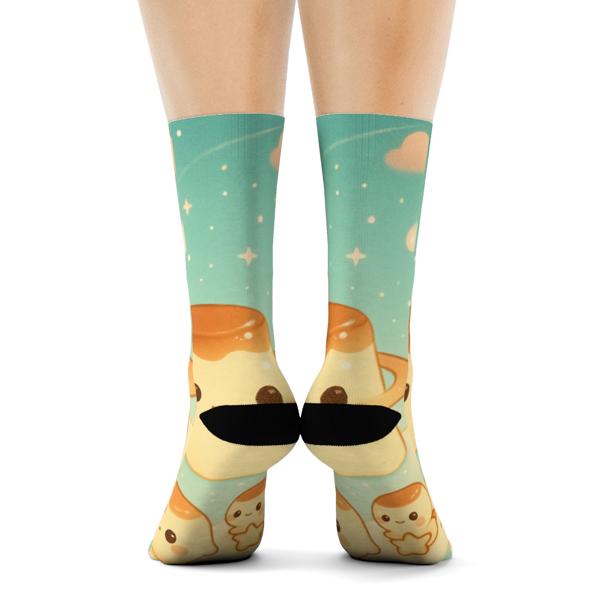 Teal Planet Pudding Parade sports performance socks