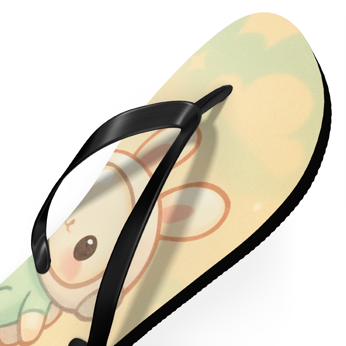 Pudding Planet Playdate custom flip flops