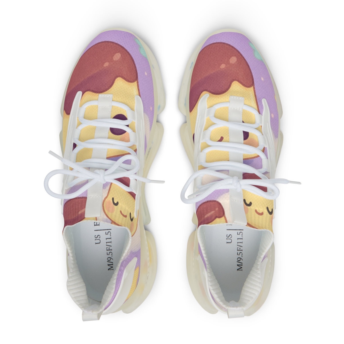Sleepy Moon Pudding Parade premium sport sneakers