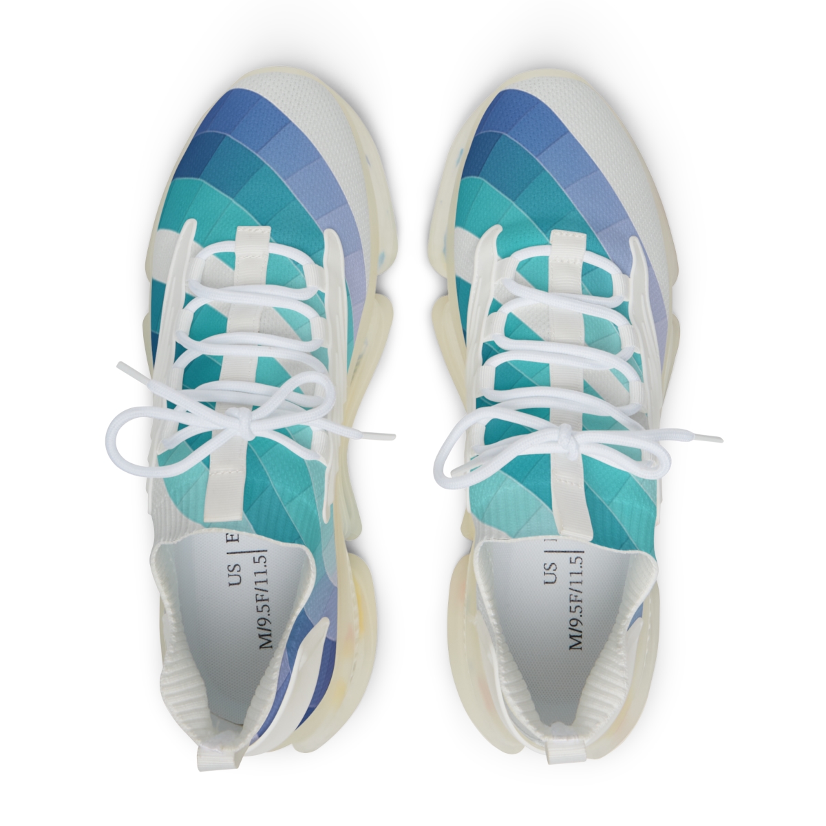 Segmented Arc Cascade personalized athletic sneakers