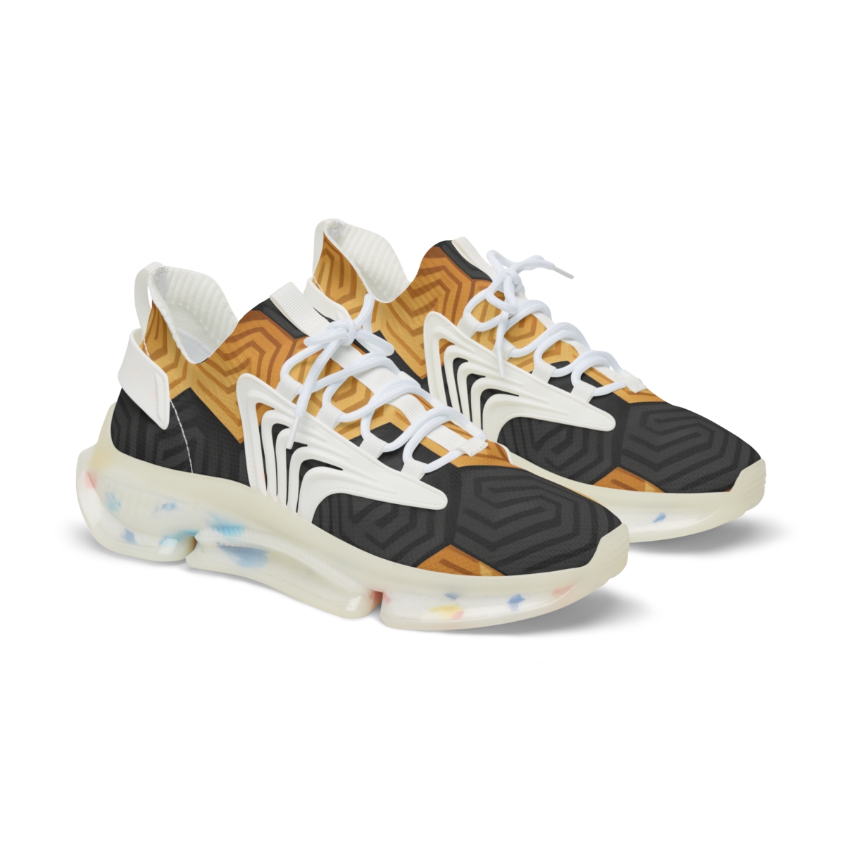 Hex Ripple Staircase Field stylish casual sneakers