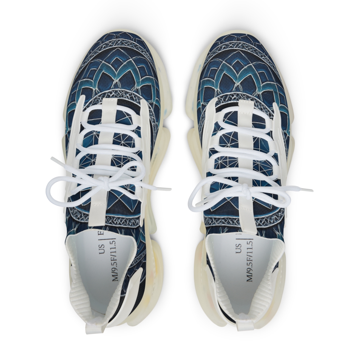 Prismatic Lattice Halo custom sneakers