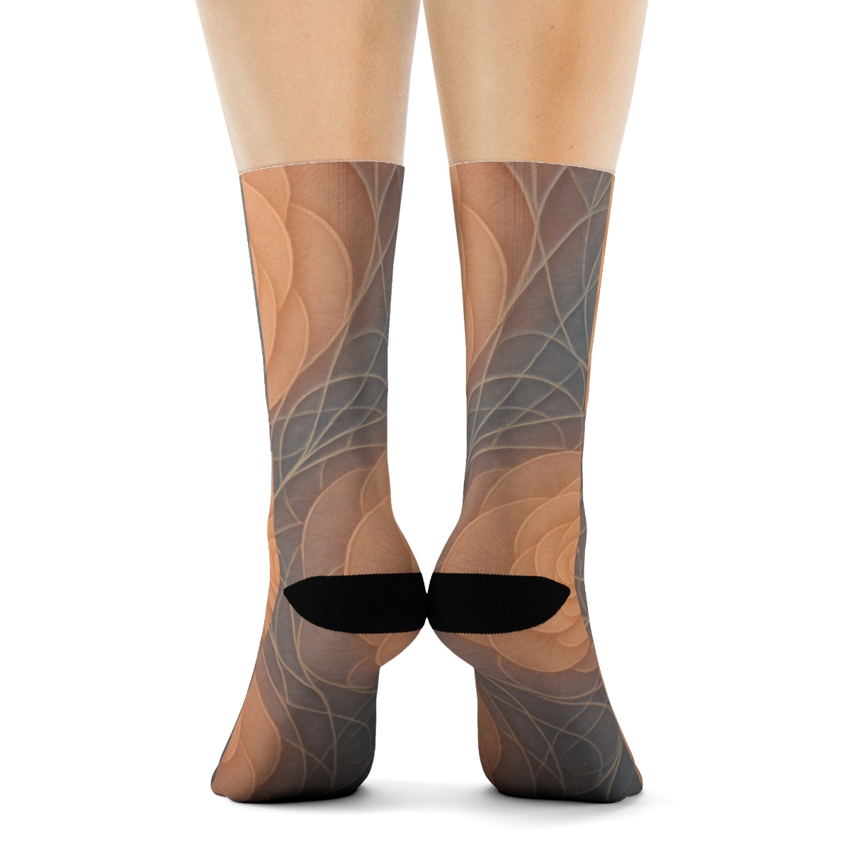 Ranunculus Micro Spiral Weave sports performance socks