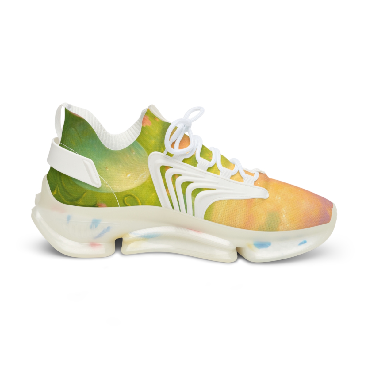Spring Equinox Egg Nebula Garden personalized athletic sneakers