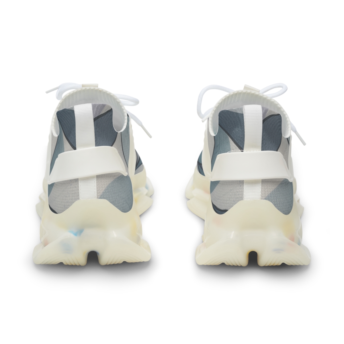 Orchid Fractal Ribbon Weave stylish casual sneakers