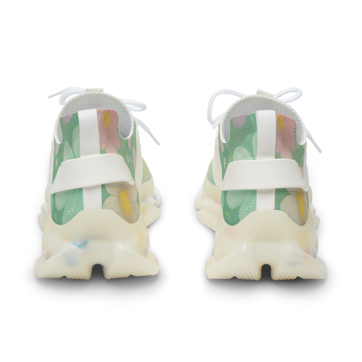 Spring Eggshell Aurora Garden premium sport sneakers