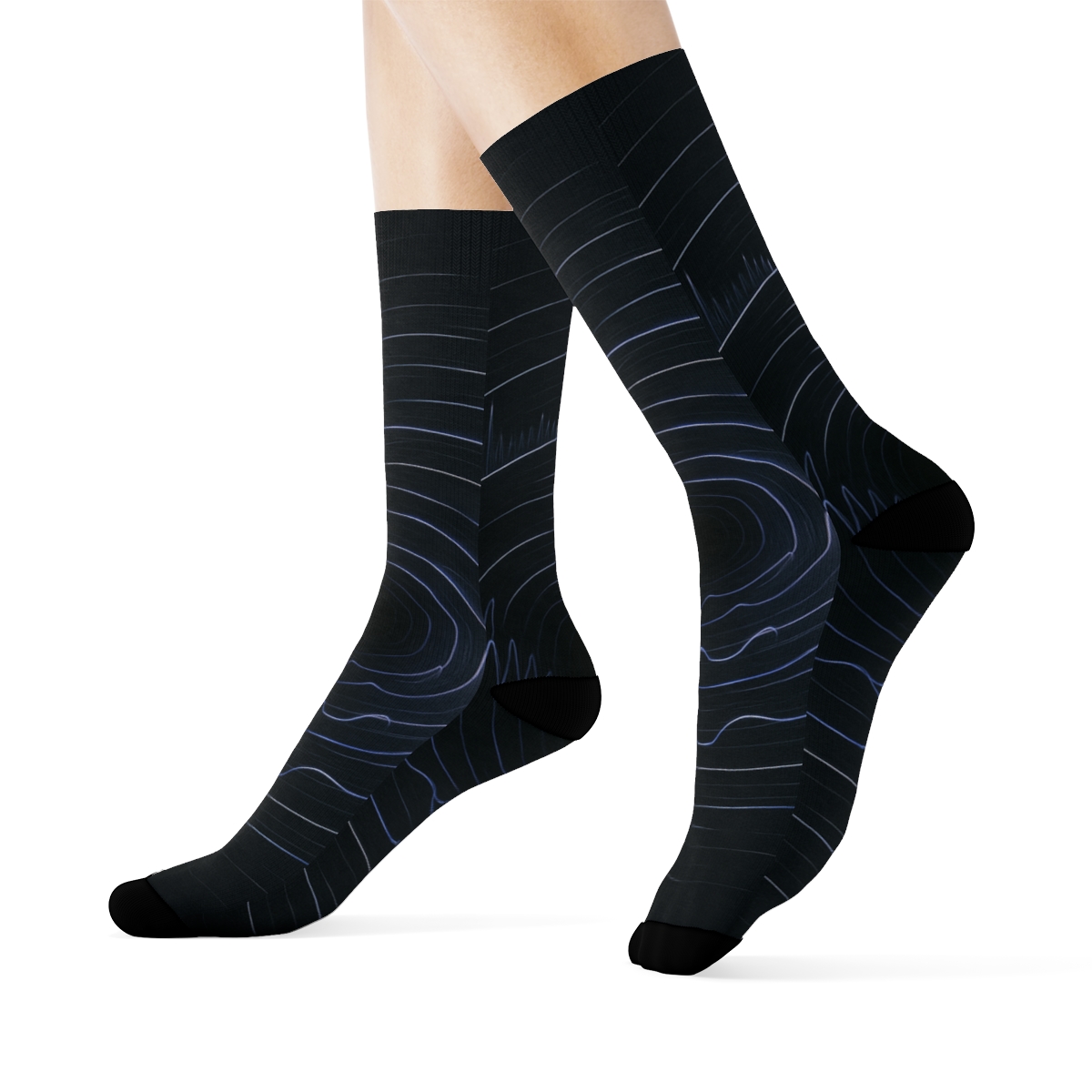 Echo Spiral Of The Bat Sonar sports performance socks