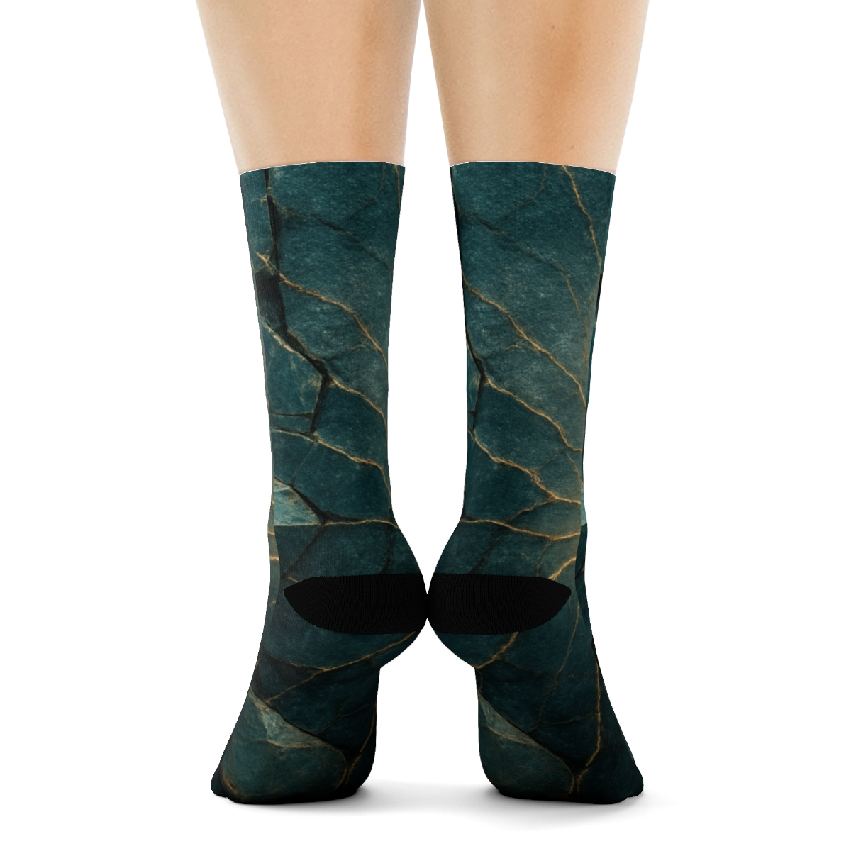 Mineral Facet Veinloom unique printed socks