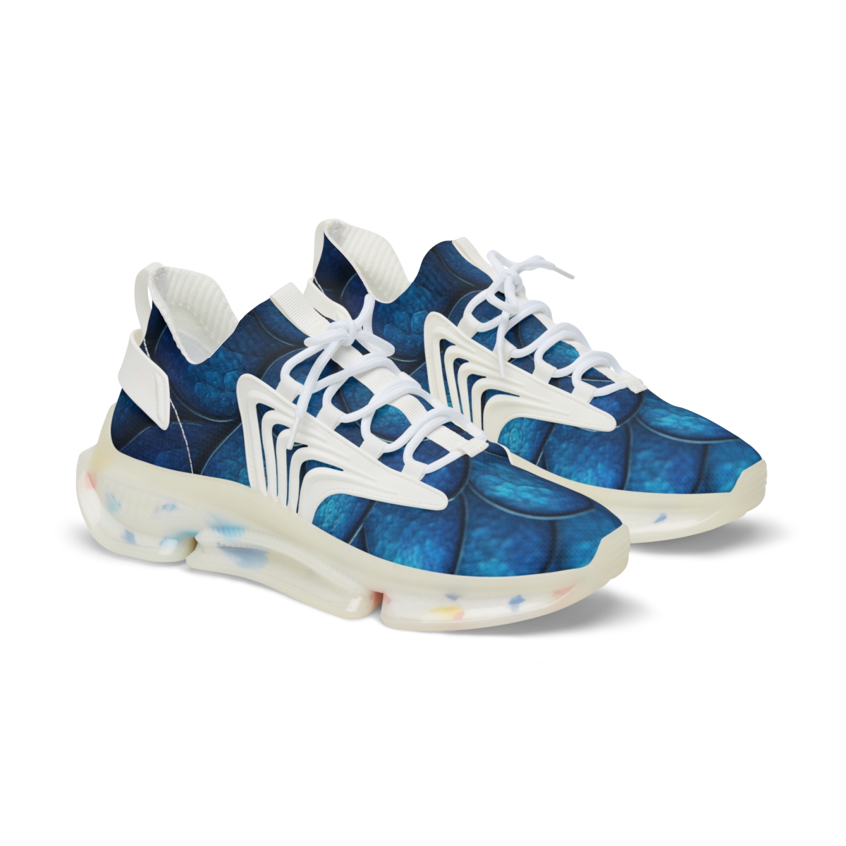 Iridescent Beetle Mosaic custom sneakers