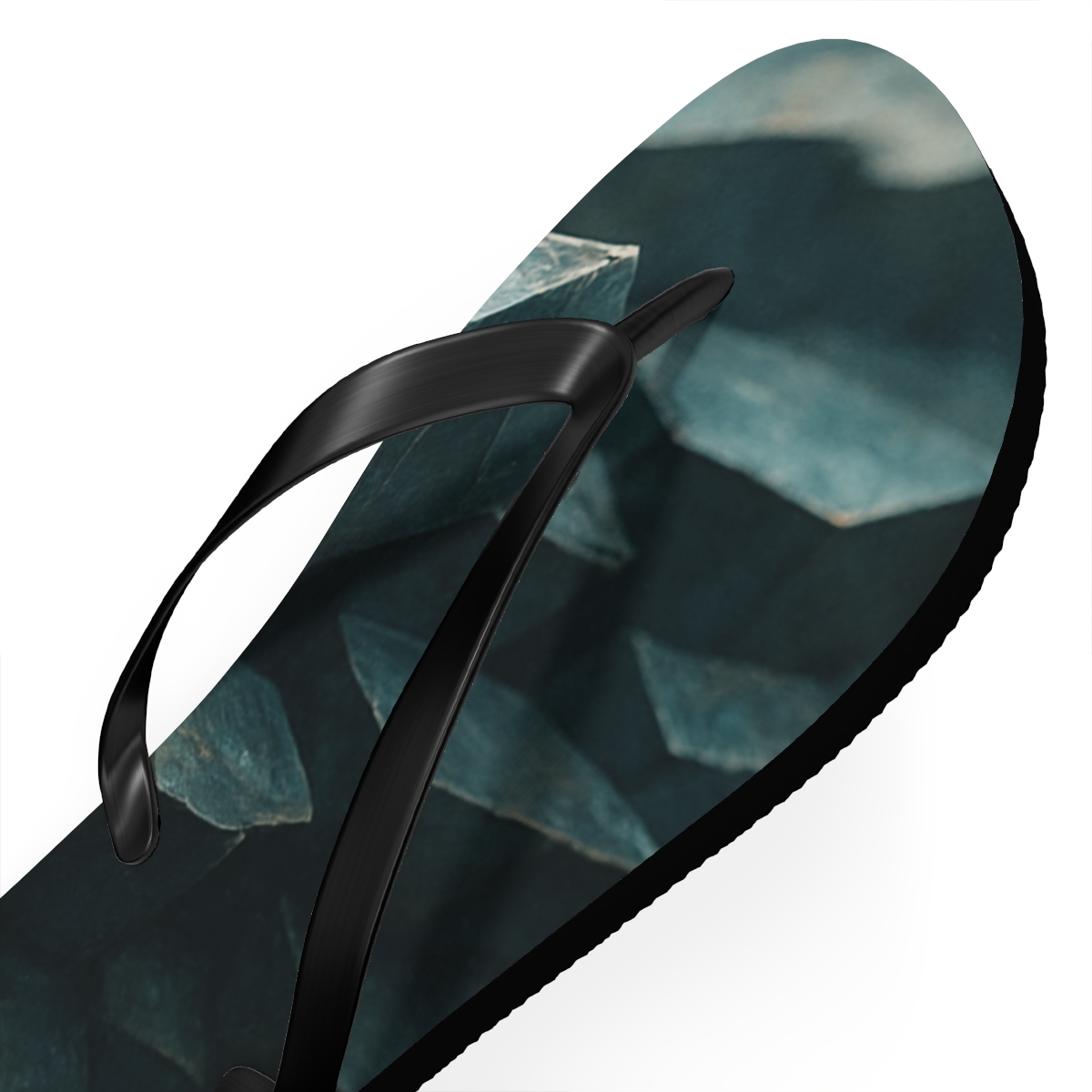 Mineral Facet Driftfield unique graphic flip flops