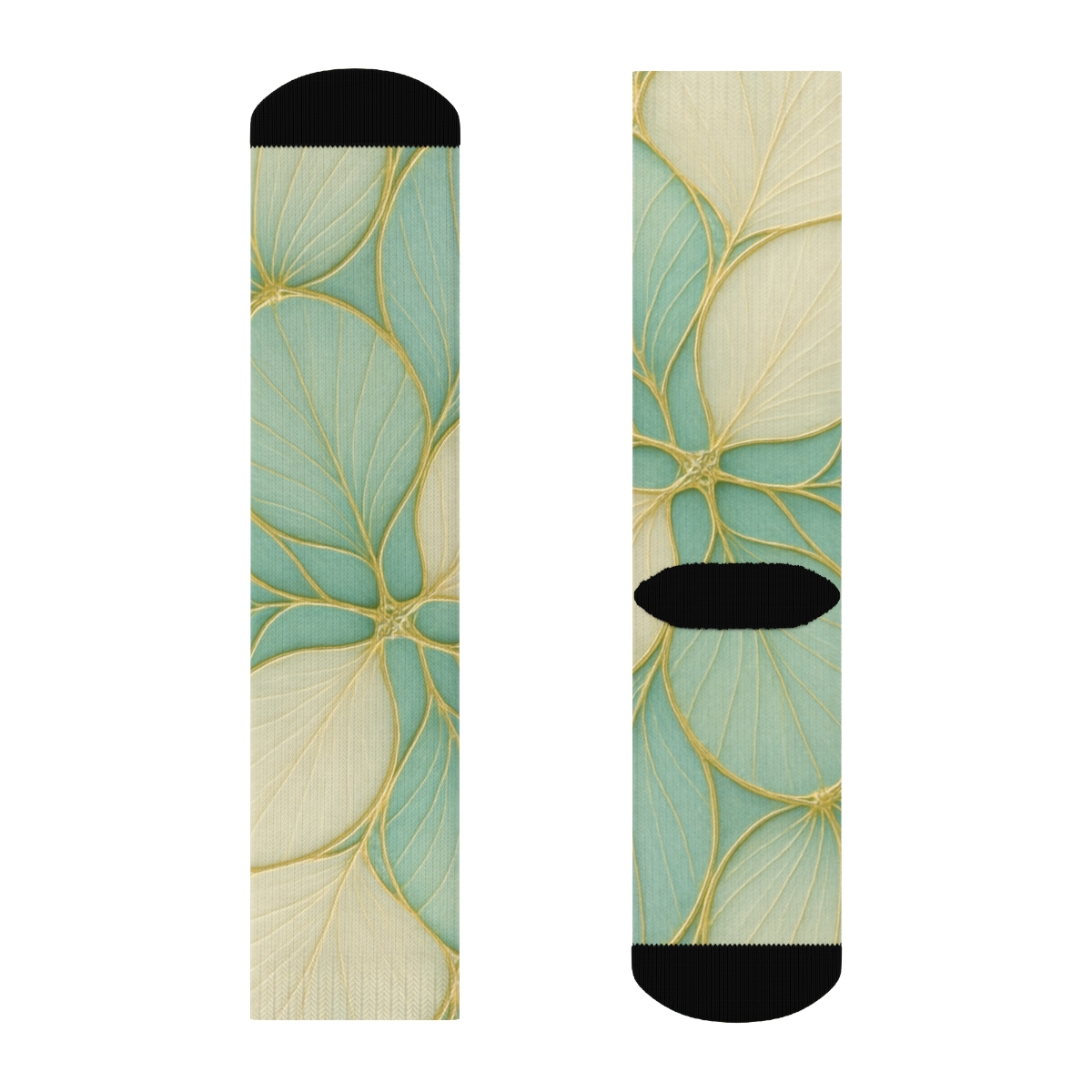 Petal Vein Lattice warm winter socks