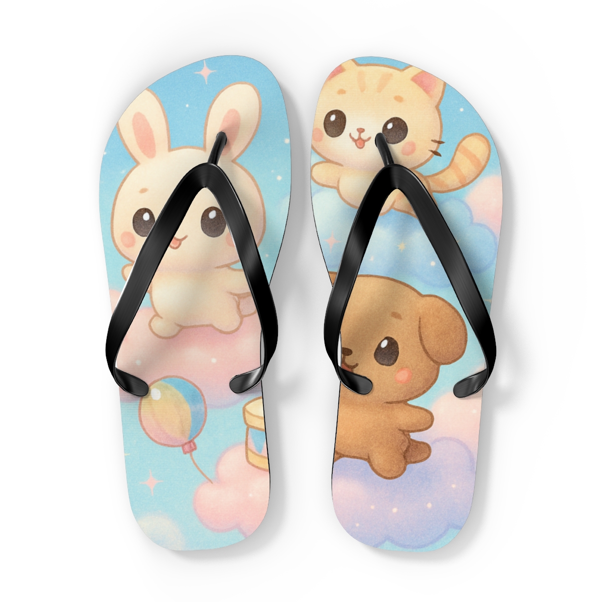 Pastel Dream Drift Flip Flops