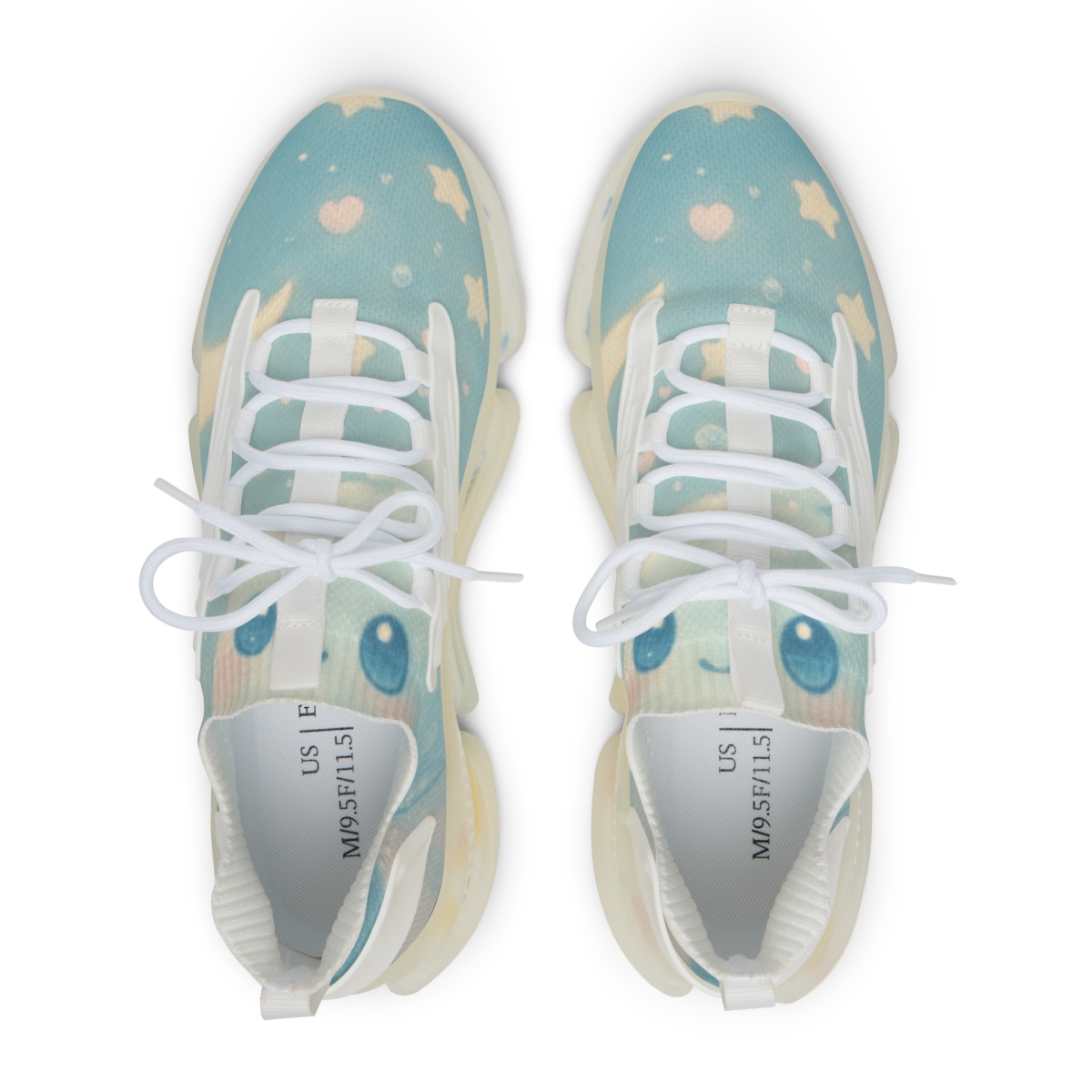 Moonlit Bubble Whale Dream trendy fashion sneakers