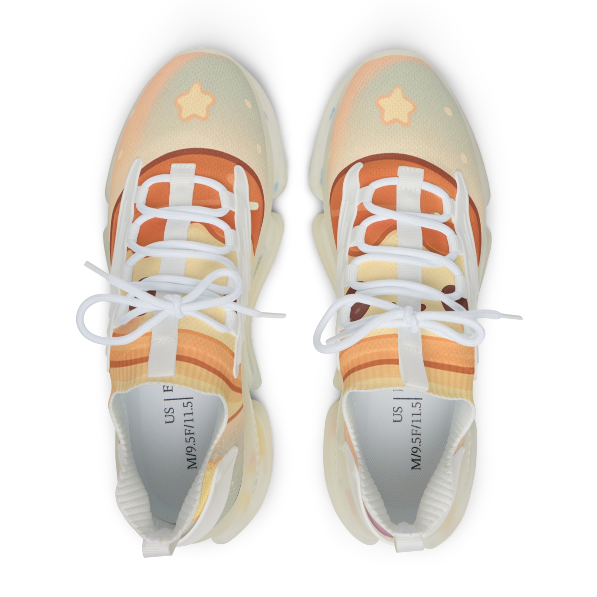 Pastel Planet Pudding Pals custom sneakers