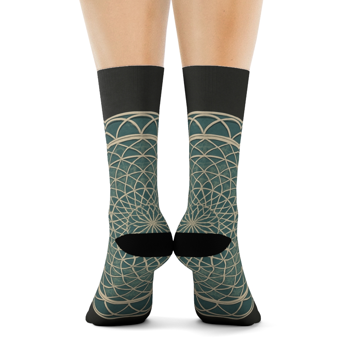 Harmonic Orbit Lattice comfortable cotton socks