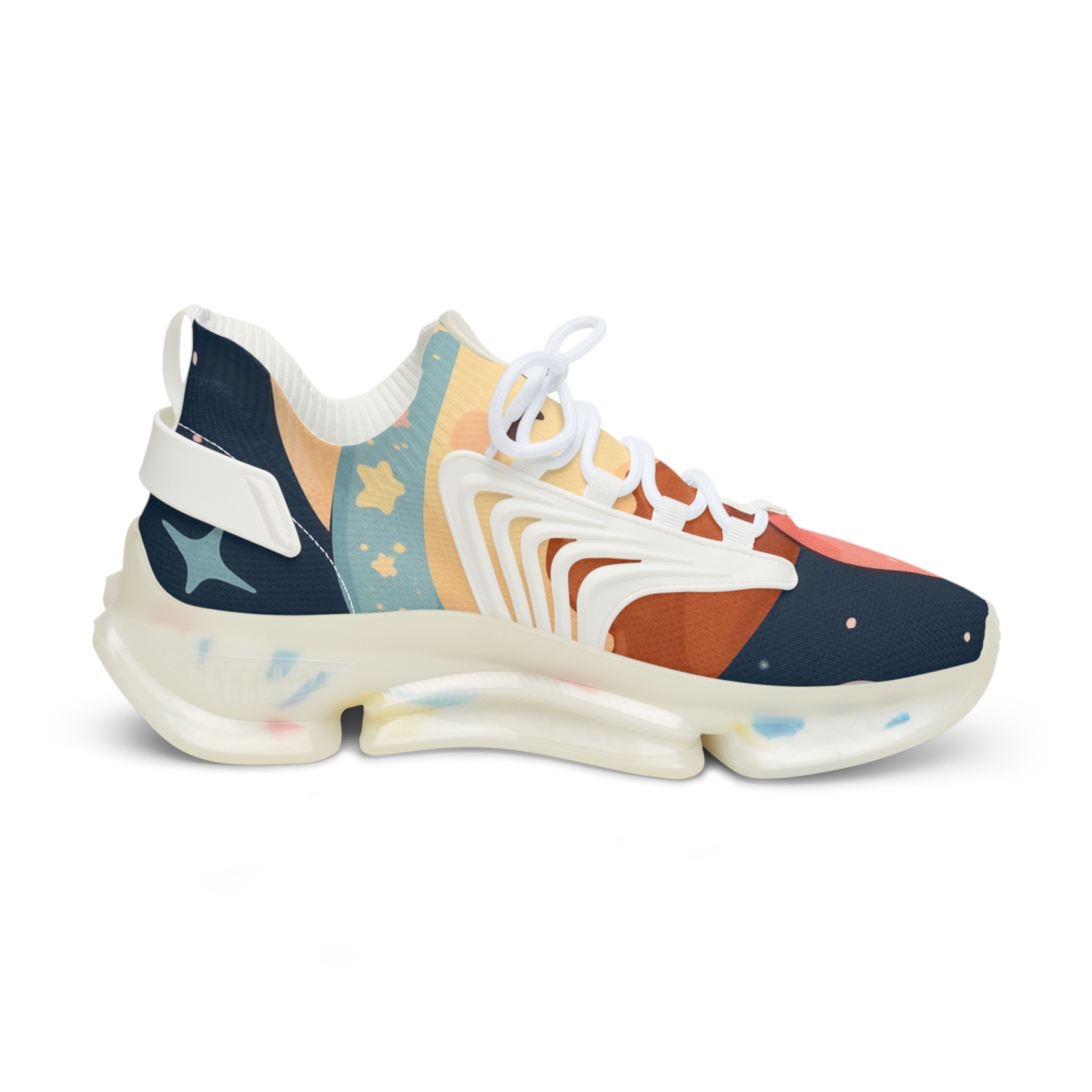 Sleepy Planet Pudding unique printed sneakers