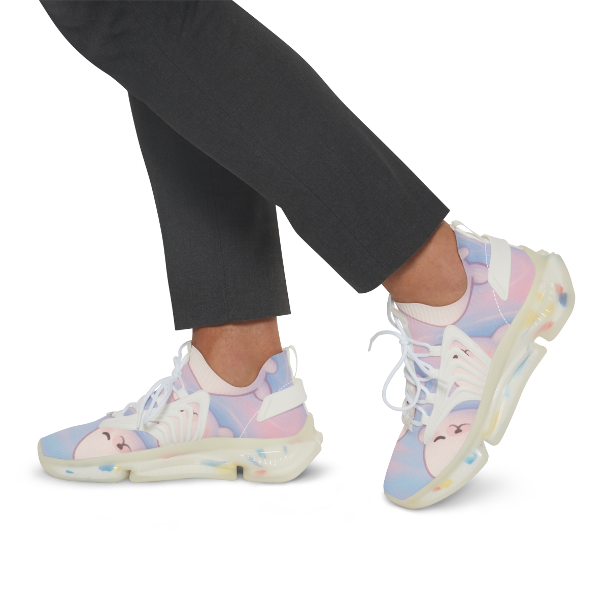 Cotton Candy Seal Puddle comfortable running sneakers