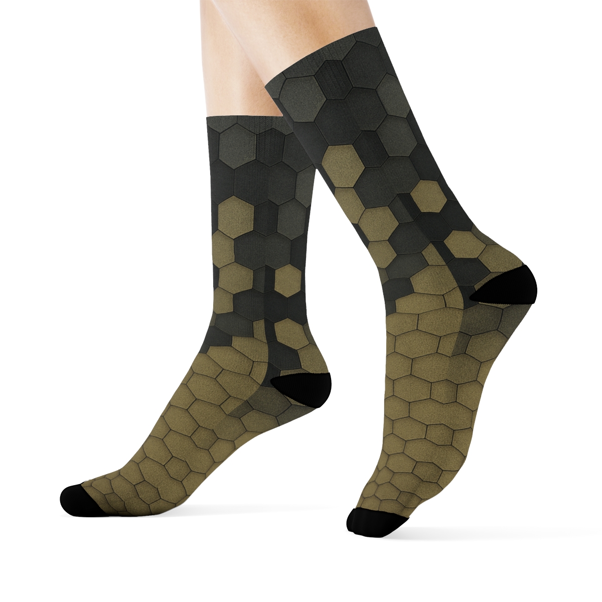 Hex Mesh Cascade warm winter socks