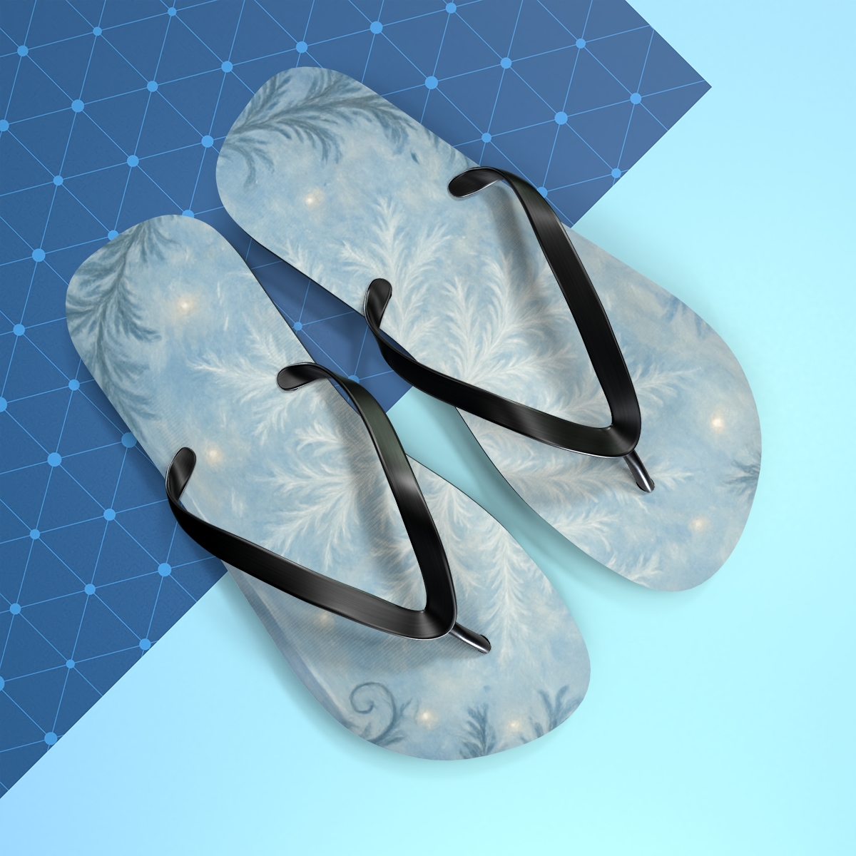 Frosted Morning Glow Flip Flops
