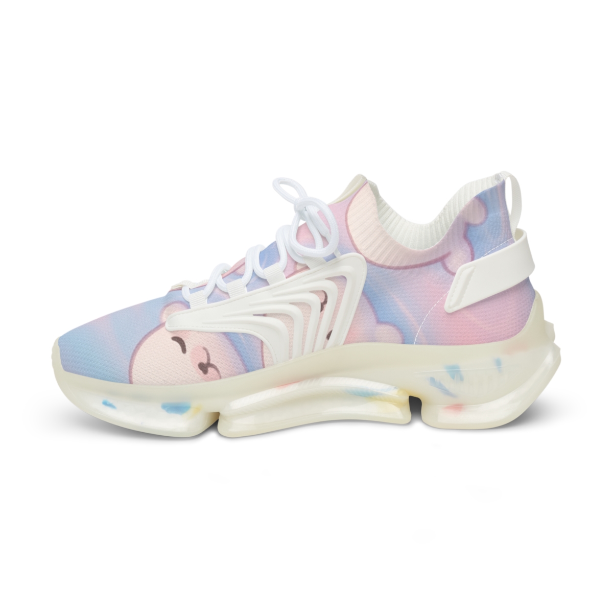 Cotton Candy Seal Puddle comfortable running sneakers