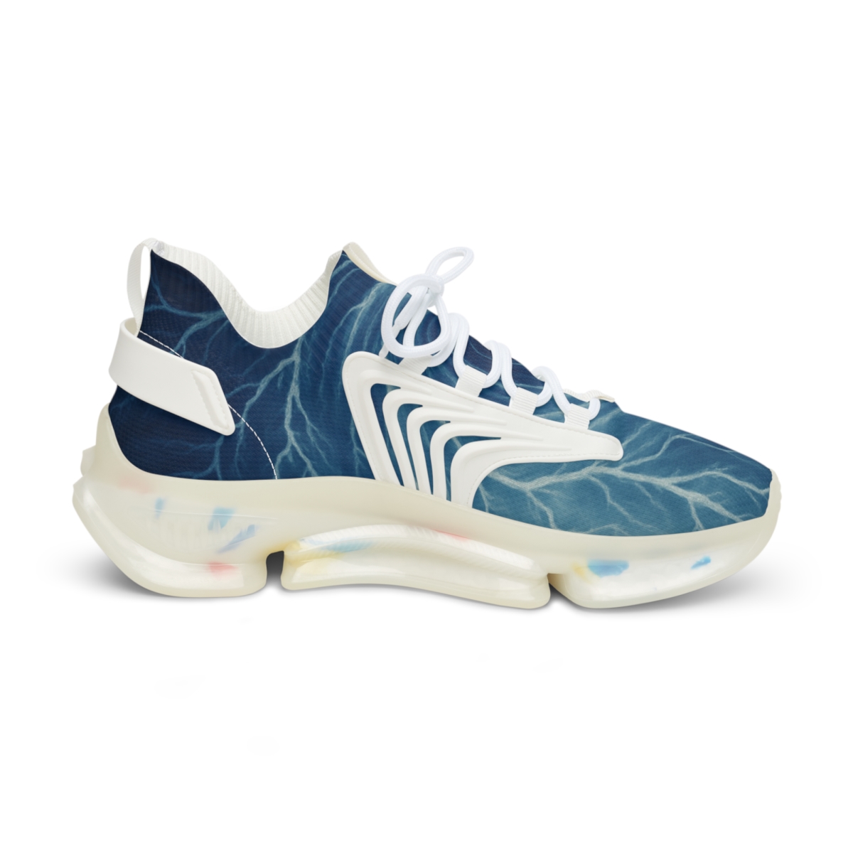 Vortex Ripple Vein Confluence unique printed sneakers