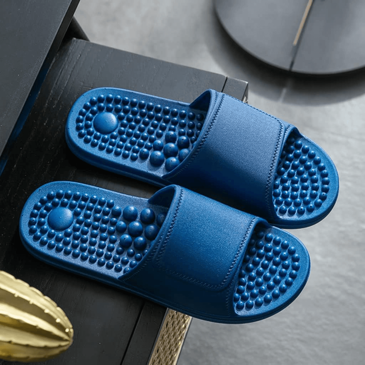 Memory Foam Massage Slippers – Acupressure Comfort and Support - Cloud Cushion Slides