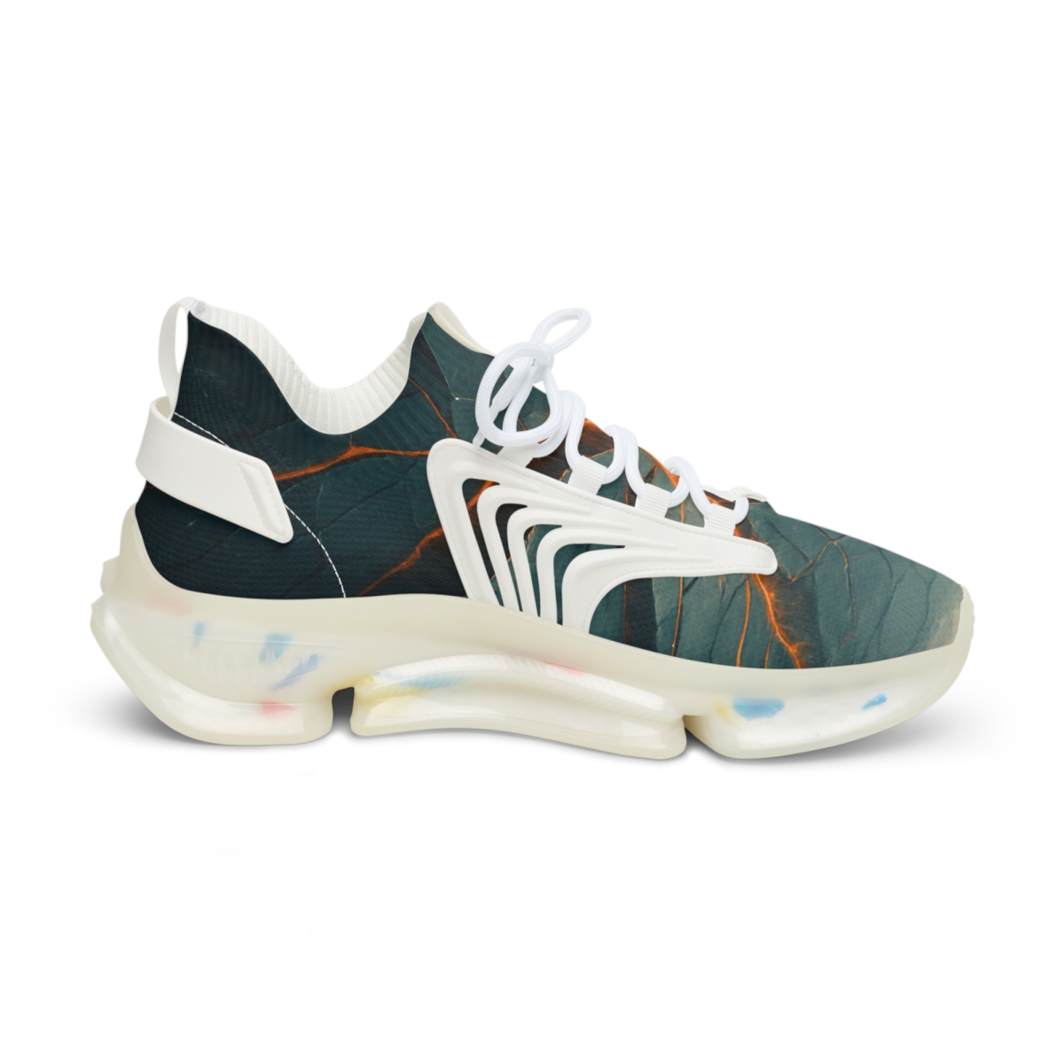 Prismatic Fault Line Fan trendy fashion sneakers