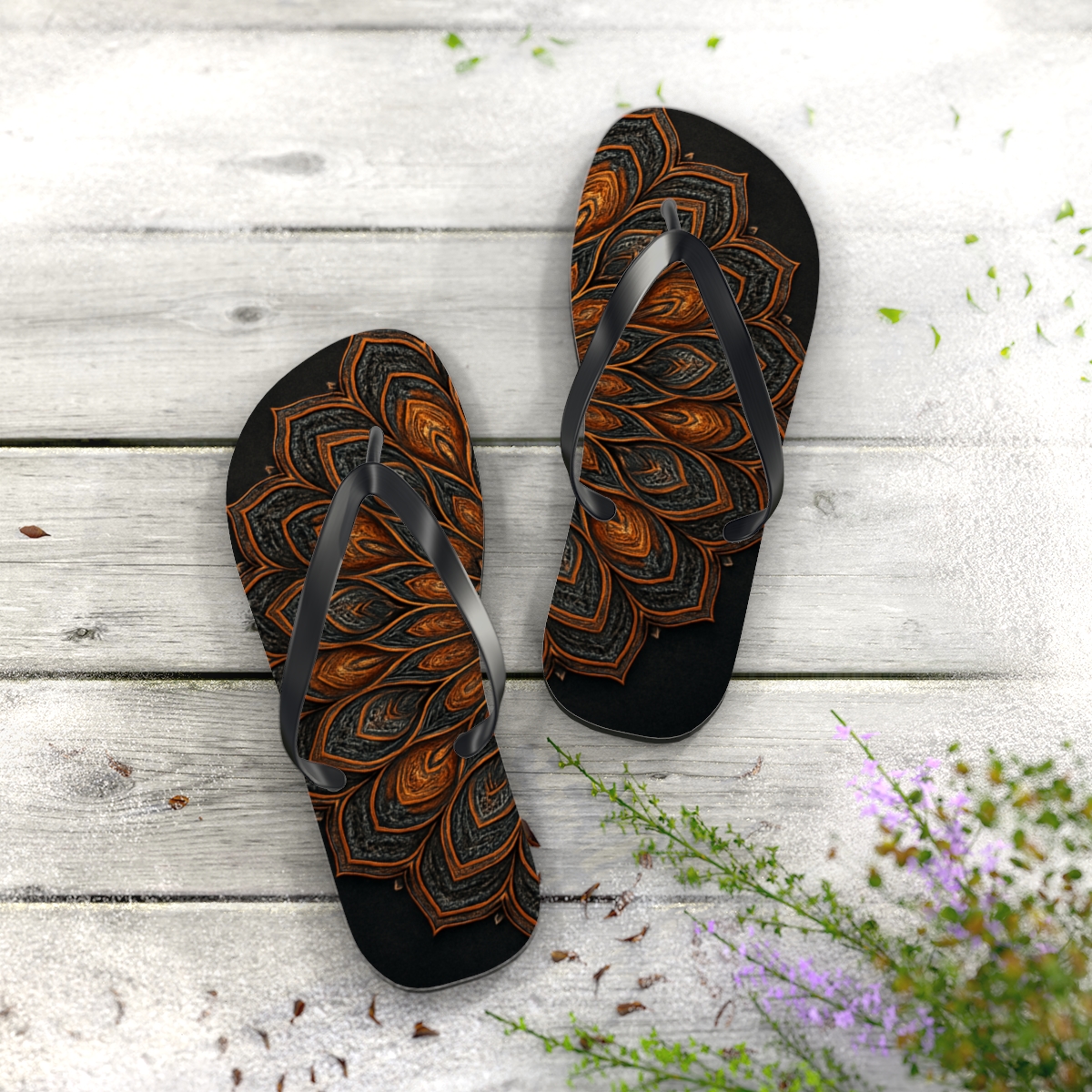 Ember Petal Microfiligree Wheel custom flip flops