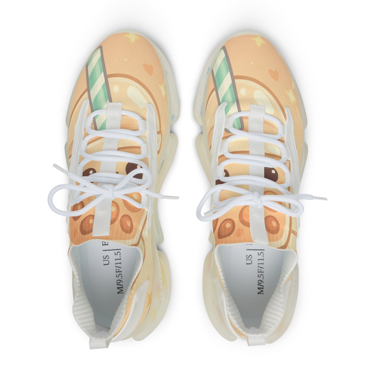 Cosmic Bubble Tea Constellation Cafe premium sport sneakers