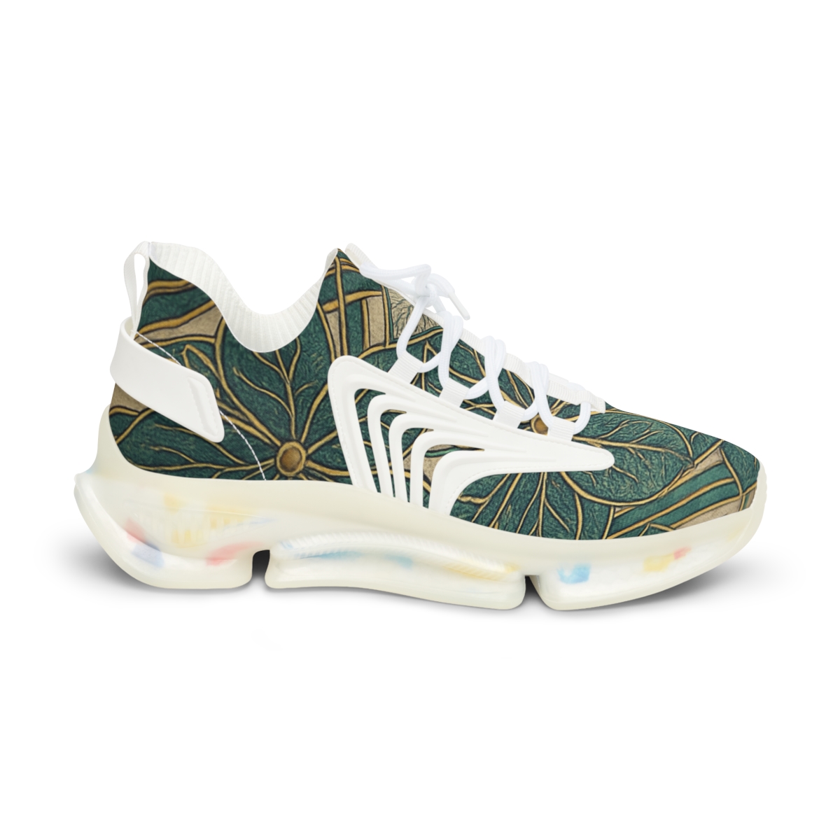 Petal Vein Mosaic premium sport sneakers
