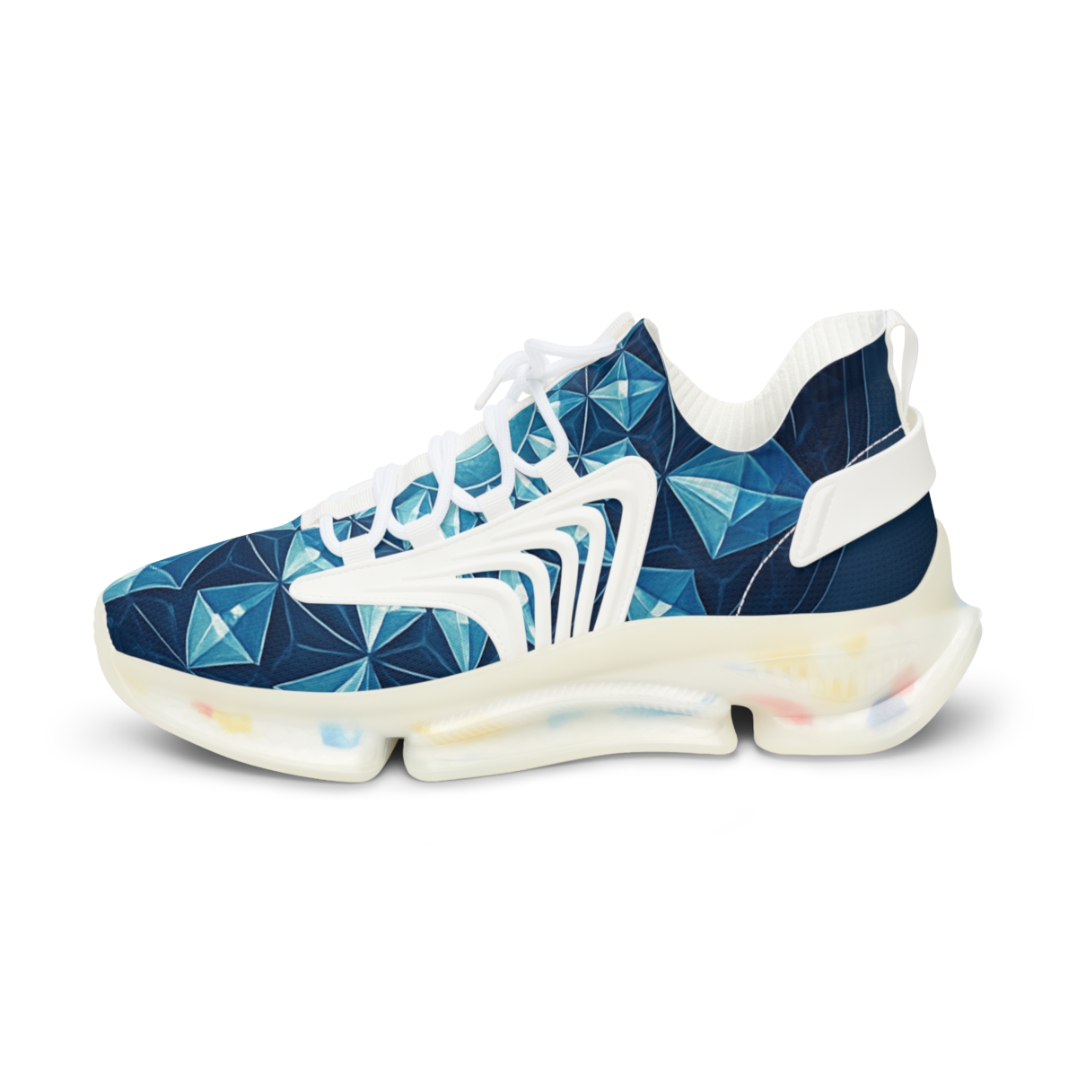 Radial Prism Lattice unique printed sneakers