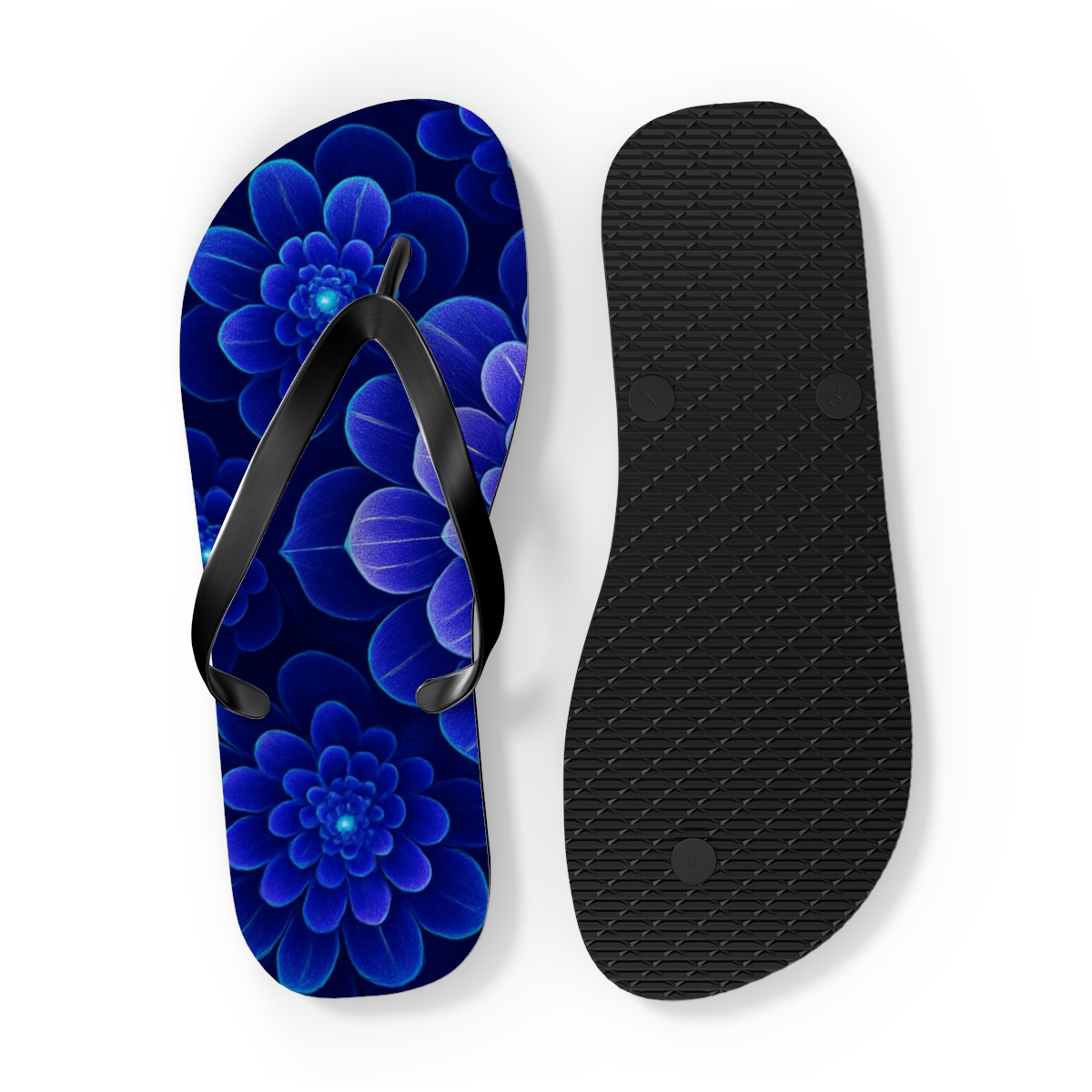 Orchid Pulse Rosette trendy printed flip flops