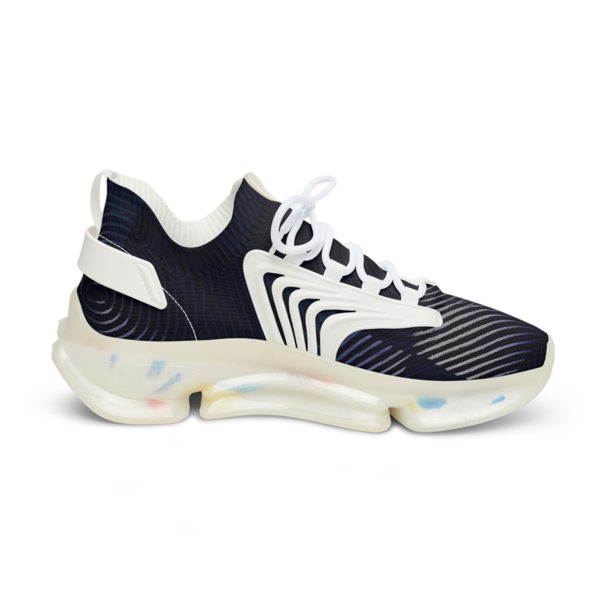 Moire Orbit Weave comfortable running sneakers