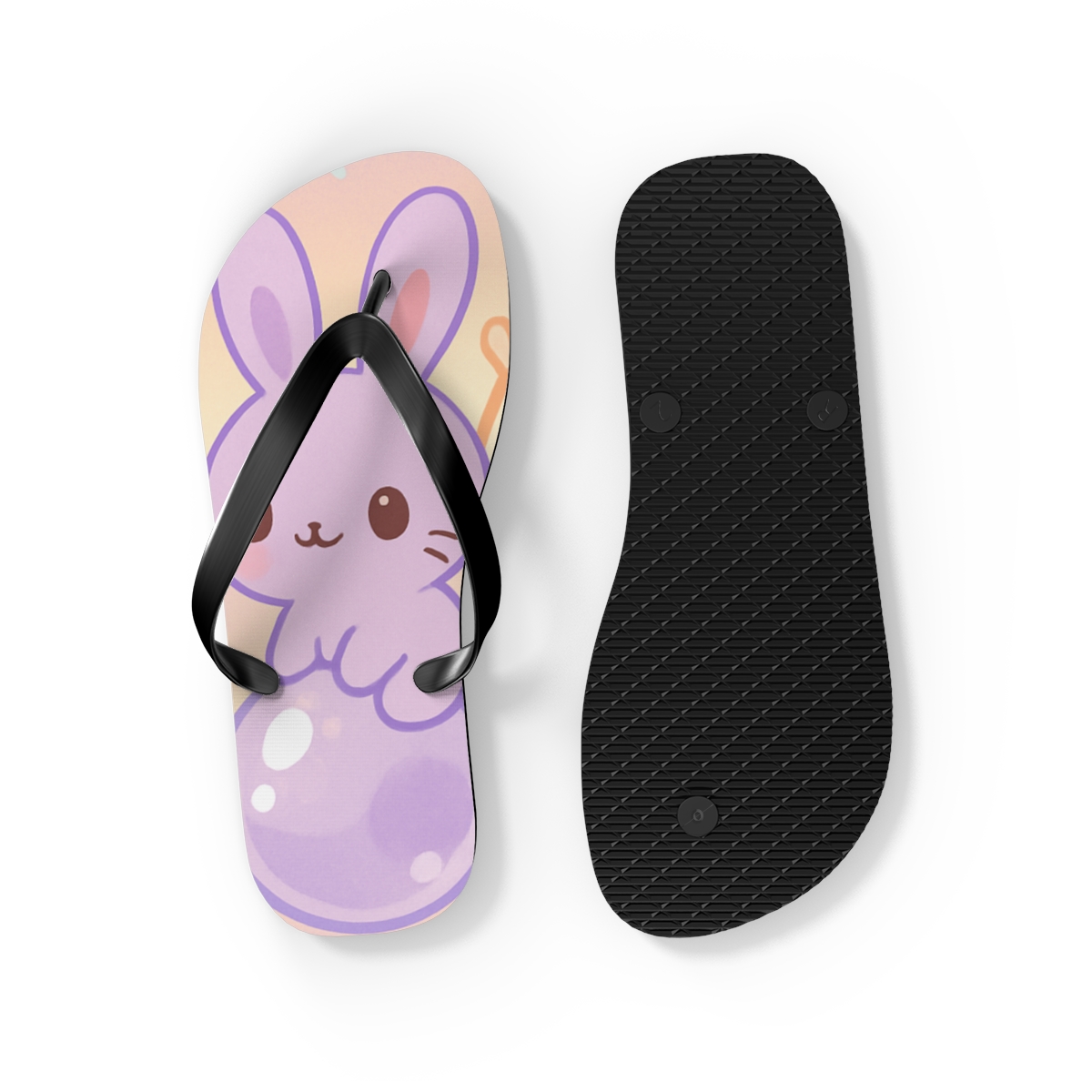 Kawaii Bubble Tea Stroll Flip Flops