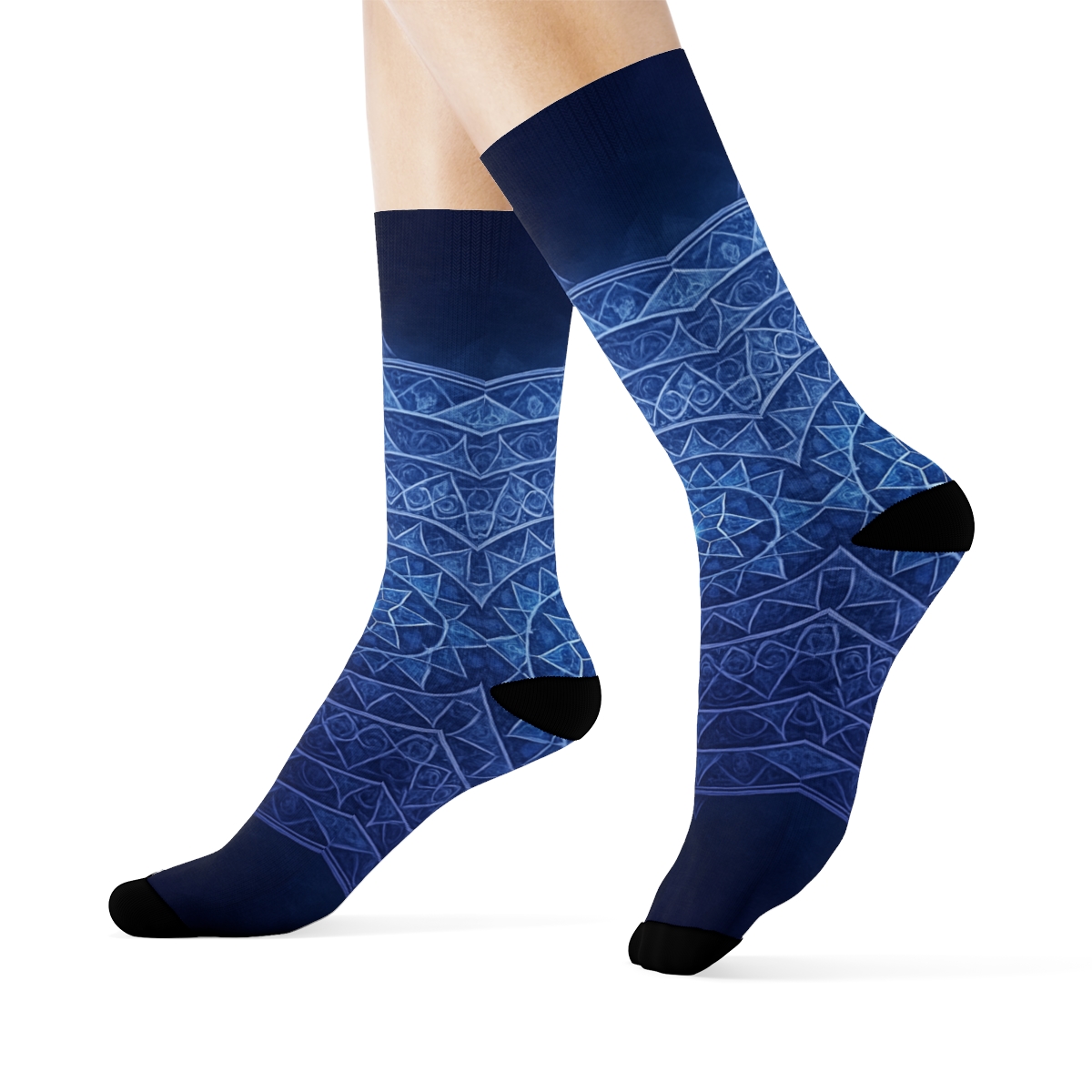 Radiant Polygon Halo warm winter socks